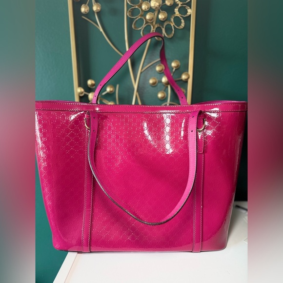 Gucci Micro guccissima hot pink patent leather - Picture 2 of 14